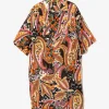 Western Shirt Dress - Black - Printed Cotton Lawn / Floral