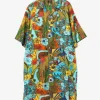 Western Shirt Dress - Lt. Blue - Printed Cotton Lawn / Floral