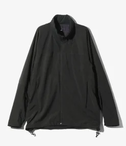 Wind Jacket - Black - Poly Brushed Taffeta