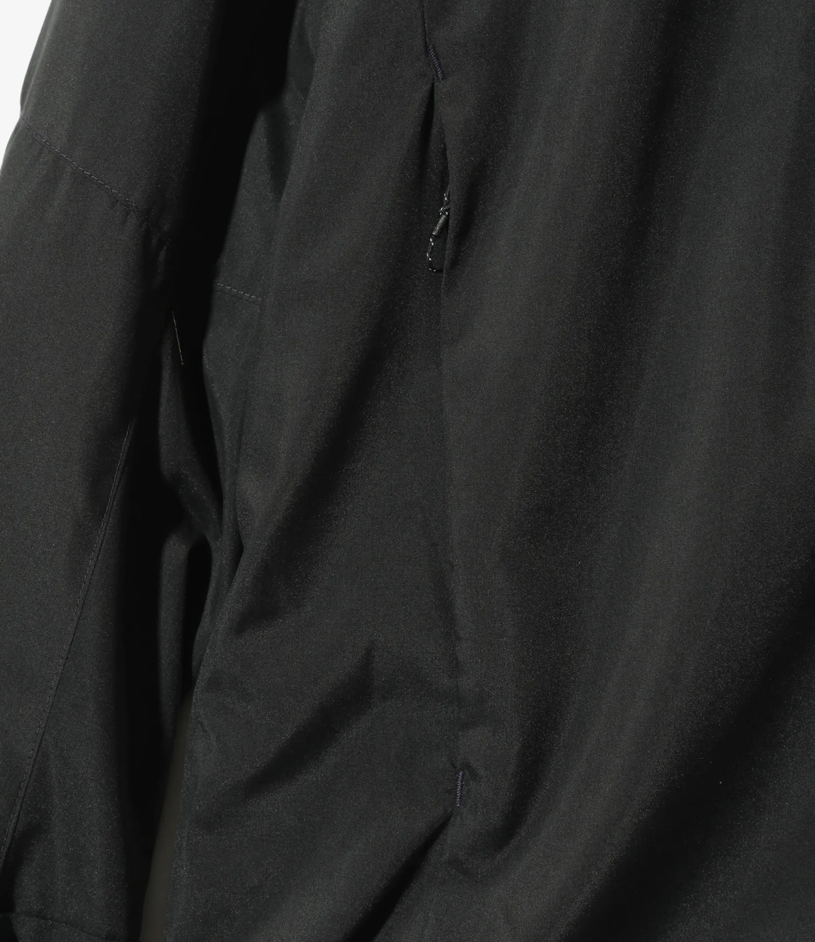Wind Jacket - Black - Poly Brushed Taffeta
