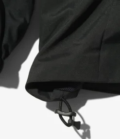 Wind Jacket - Black - Poly Brushed Taffeta