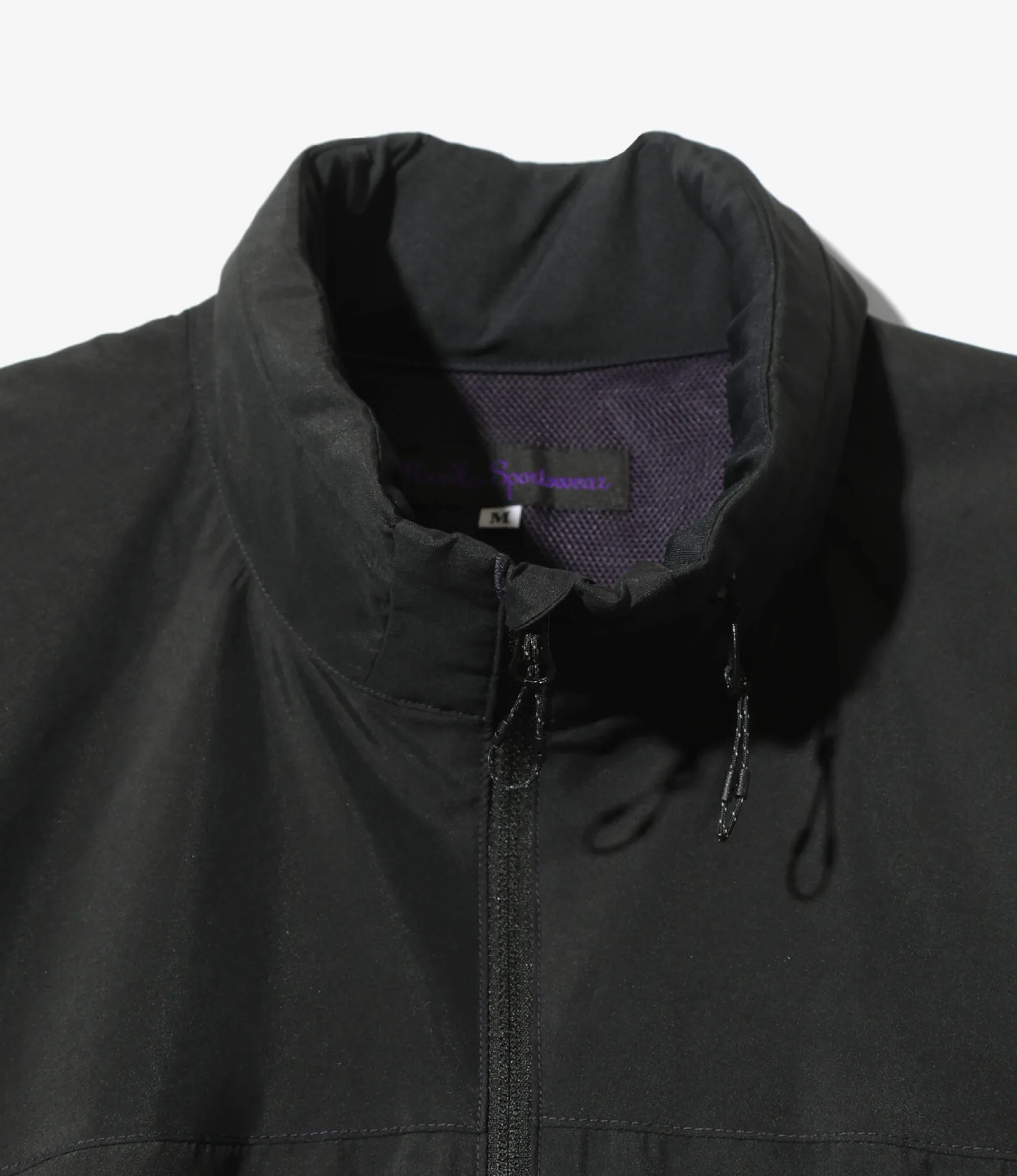 Wind Jacket - Black - Poly Brushed Taffeta