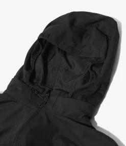 Wind Jacket - Black - Poly Brushed Taffeta