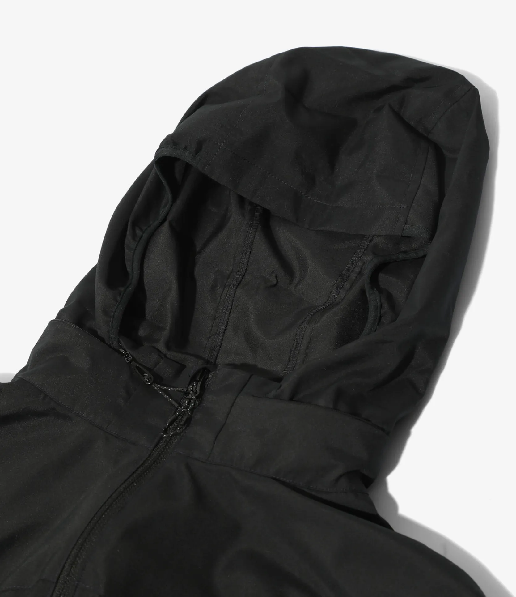 Wind Jacket - Black - Poly Brushed Taffeta