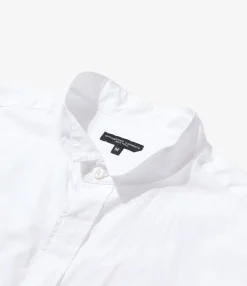 Wing Collar Shirt - White 100's 2ply Broadcloth
