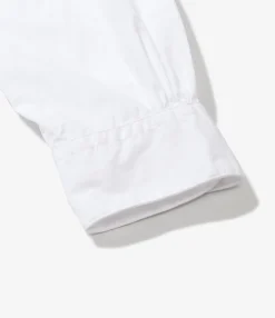 Wing Collar Shirt - White 100's 2ply Broadcloth