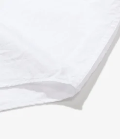 Wing Collar Shirt - White 100's 2ply Broadcloth