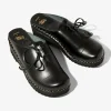 Woburn Walk X Troentorp - Swedish Clog - Alps/ Center Lace - Black