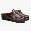 Woburn Walk X Troentorp - Swedish Clog - Alps/ Center Lace - Brown