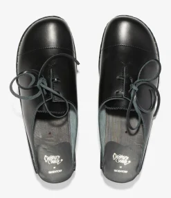 Woburn Walk X Troentorp - Swedish Clog - Alps/ Center Lace - Black