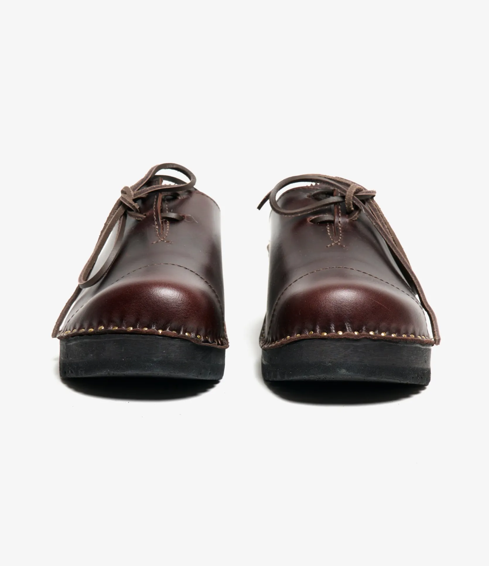 Woburn Walk X Troentorp - Swedish Clog - Alps/ Center Lace - Brown