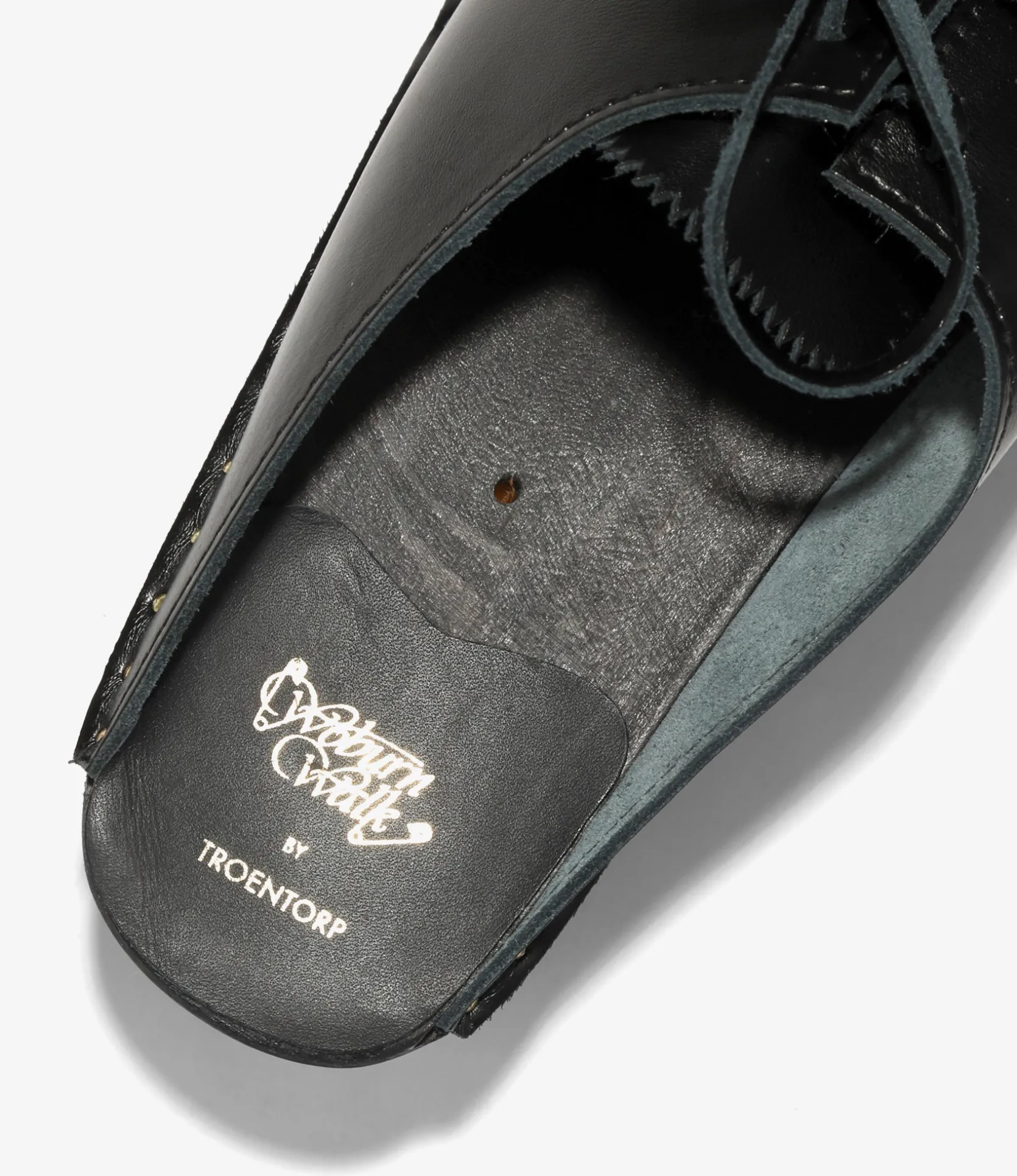Woburn Walk X Troentorp - Swedish Clog - Alps/ Center Lace - Black