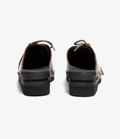 Woburn Walk X Troentorp - Swedish Clog - Alps/ Center Lace - Brown