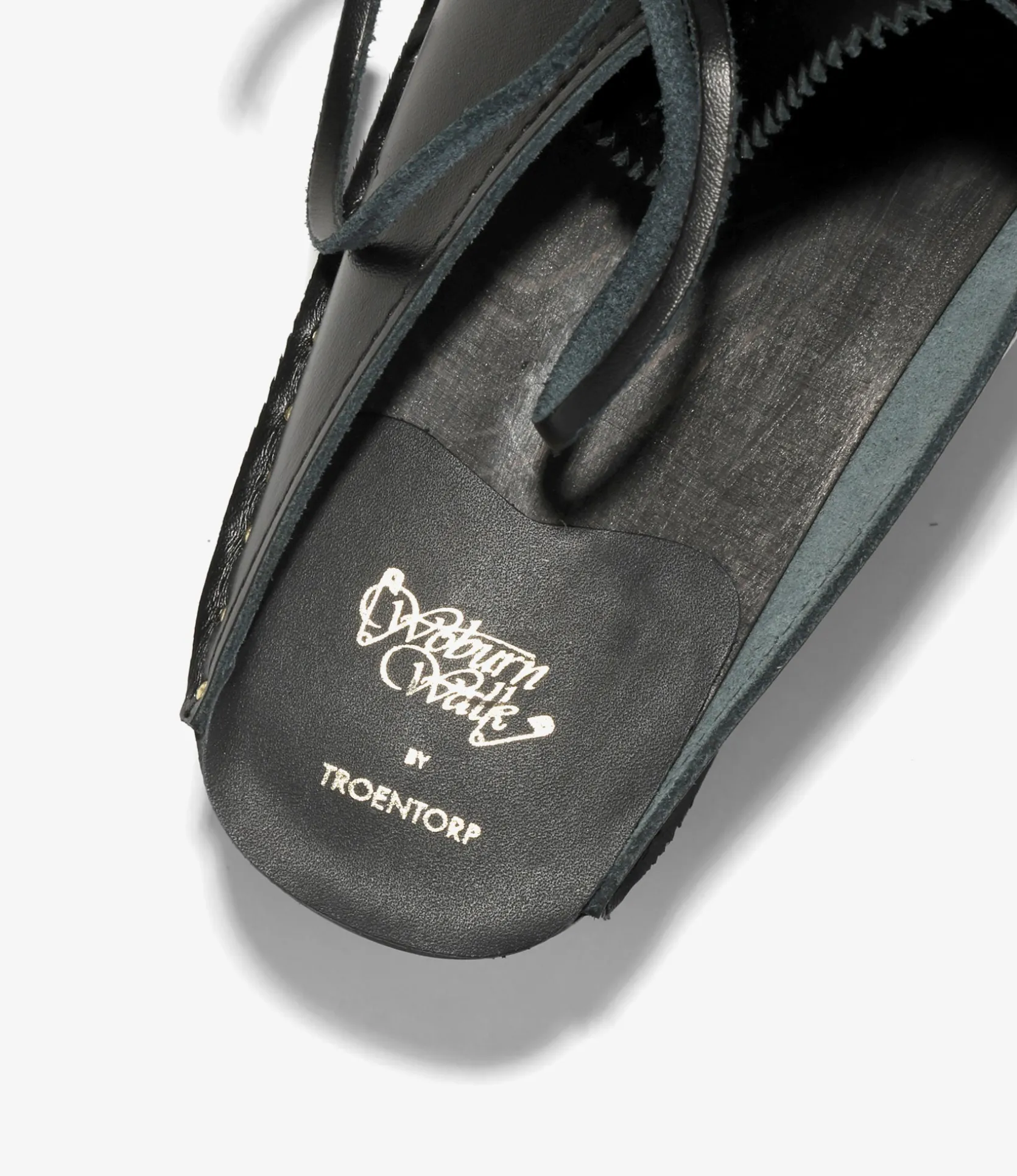 Woburn Walk X Troentorp - Swedish Clog - Alps/ Side Lace - Black