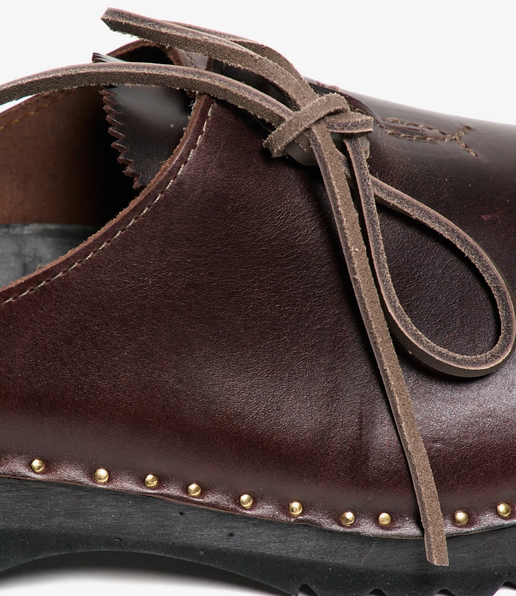 Woburn Walk X Troentorp - Swedish Clog - Alps/ Center Lace - Brown