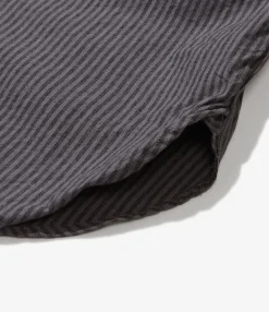 Work Shirt - Charcoal/Grey LC Stripe