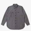 Work Shirt - Grey Cotton Chambray