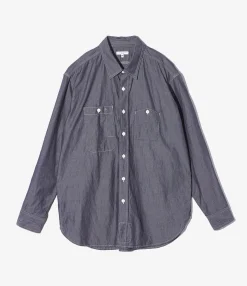 Work Shirt - Indigo Cotton Chambray