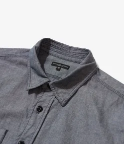 Work Shirt - Indigo Cotton Chambray