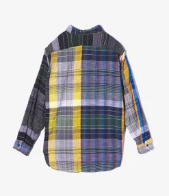 Work Shirt - Navy/Yellow/Green Dobby Jq.