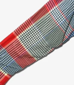 Work Shirt - Red/Green Big Madras Plaid