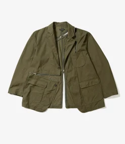 Zip Jacket - Olive CP Weather Poplin