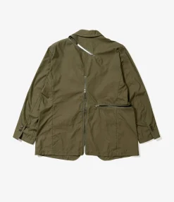 Zip Jacket - Olive CP Weather Poplin