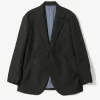 Zipped Pocket 3B Jacket - Black - Poly Serge