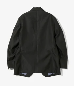 Zipped Pocket 3B Jacket - Black - Poly Serge