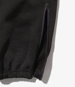 Zipped Sweat Pant - Dk. Purple -C/PE Bright Jersey