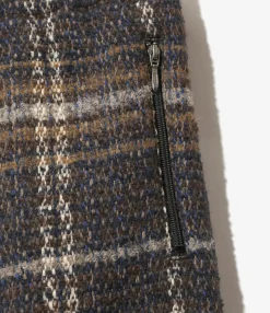 Zipped W.U. Pant - Navy/Brown/Mocha - W/PE/PC/AP/N Plaid Tweed